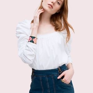 kate spade Tops - kate spade poplin square neck blouse size 2 kate spade Tops - kate spade poplin square neck blouse size 2